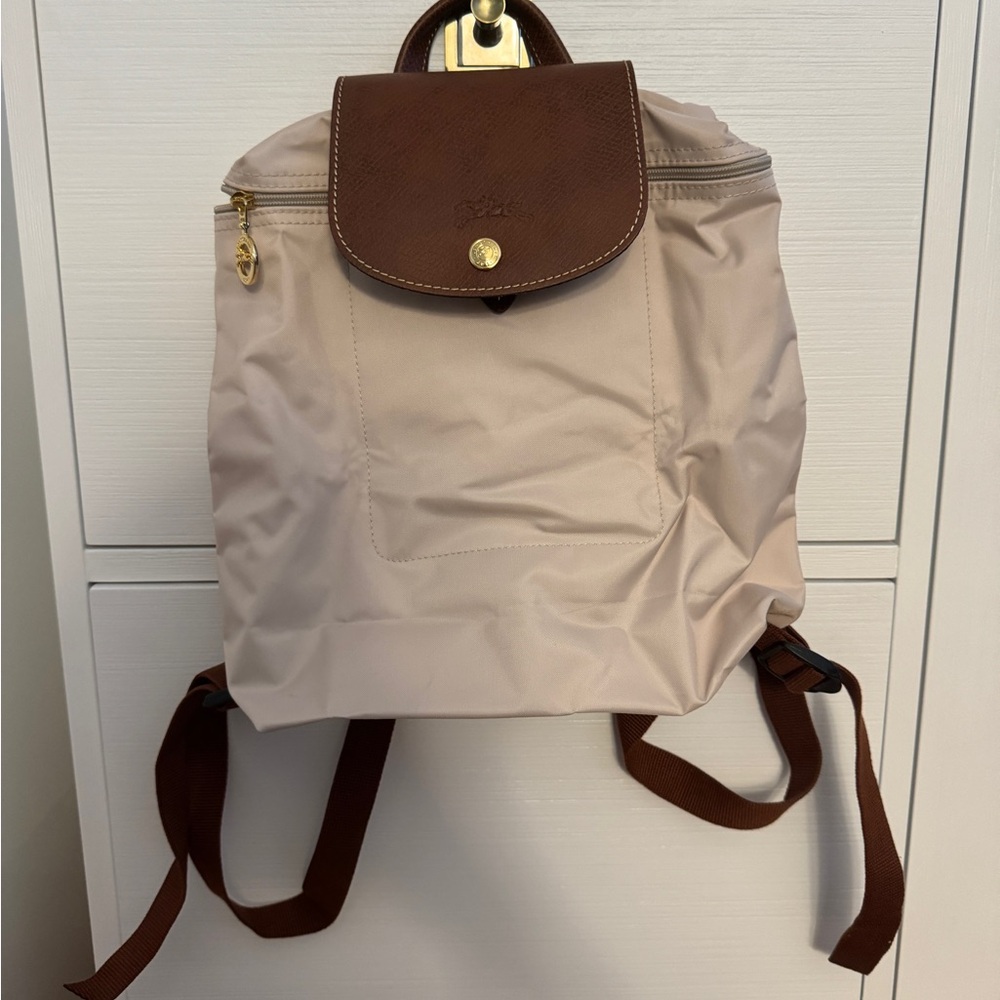 Longchamp Le Pliage Backpack in paper